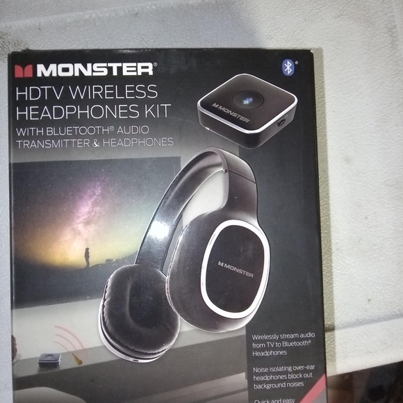 Monster HDTV Wireless Headphones Kit - Picture 1 of 2